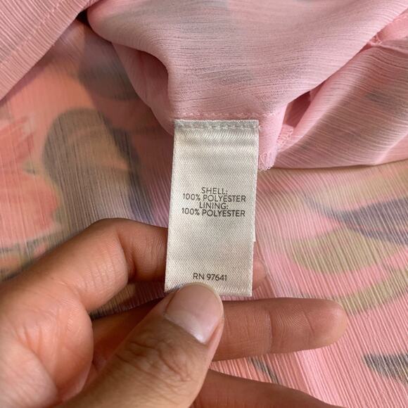 J Jill Tunic Womens XS Extra Small SeashellTropical Floral Side Slit Lined - Picture 10 of 13